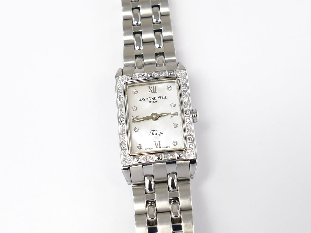 Raymond Weil Tango 5971 White Mother of Pearl and Diamonds