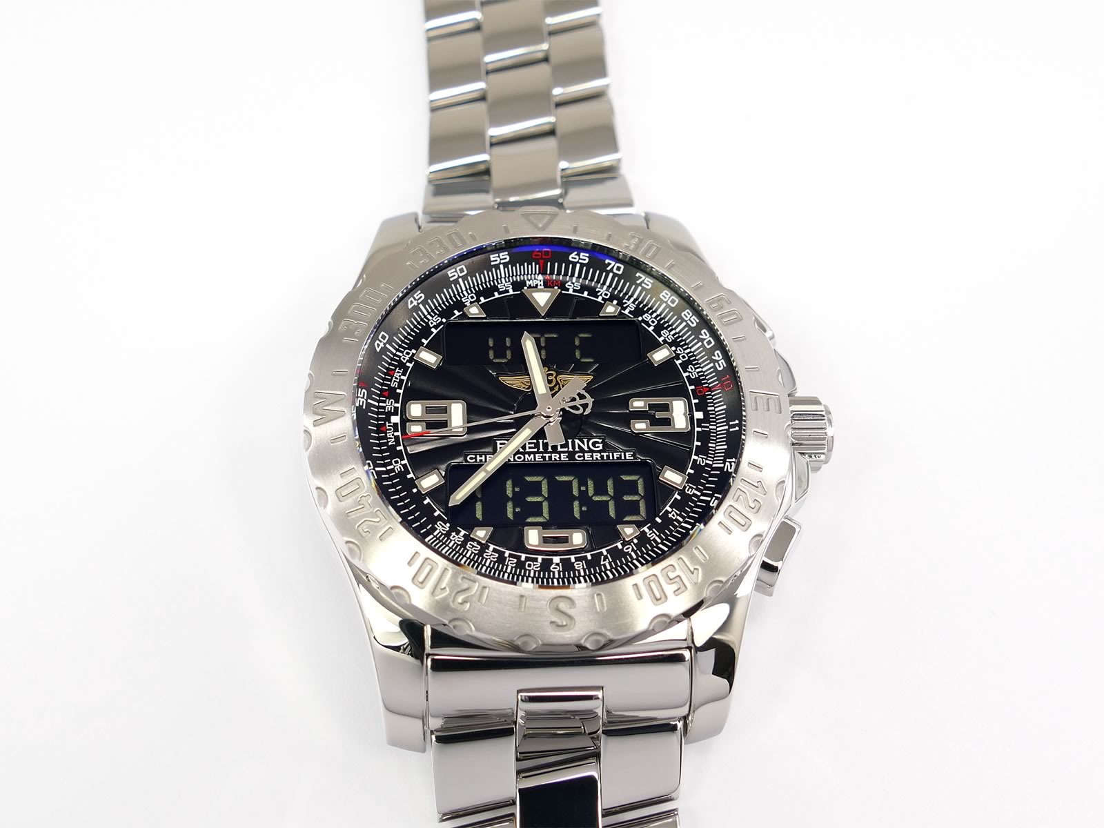 Breitling Airwolf 44 Black Dial A78363