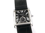 Cartier Tank MC Black Roman Numeral Dial 3589