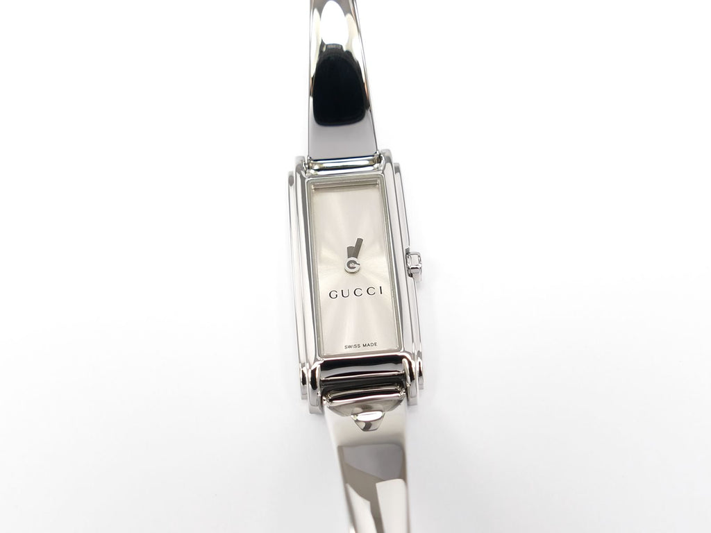 Gucci G-Line 109 Silver Sunburst Dial YA109523