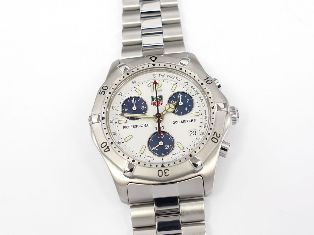 TAG Heuer 2000 Chronograph White / Blue CK1111.BA0330