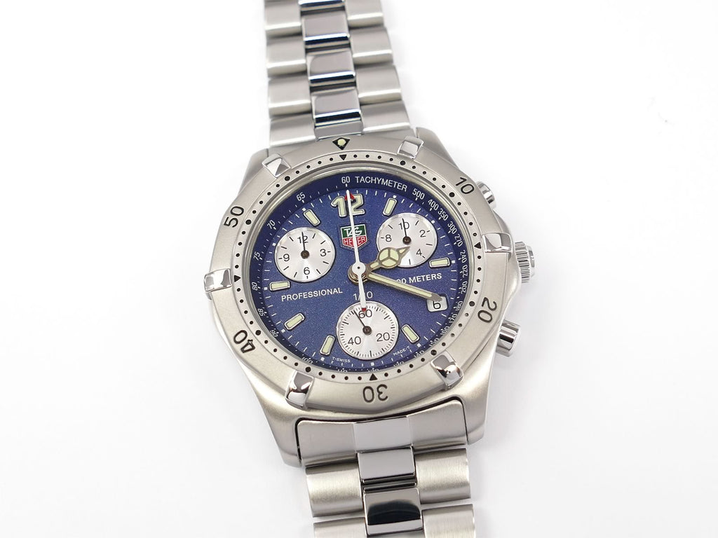 TAG Heuer 2000 Chronograph Blue Dial Classic CK1112.BA0328