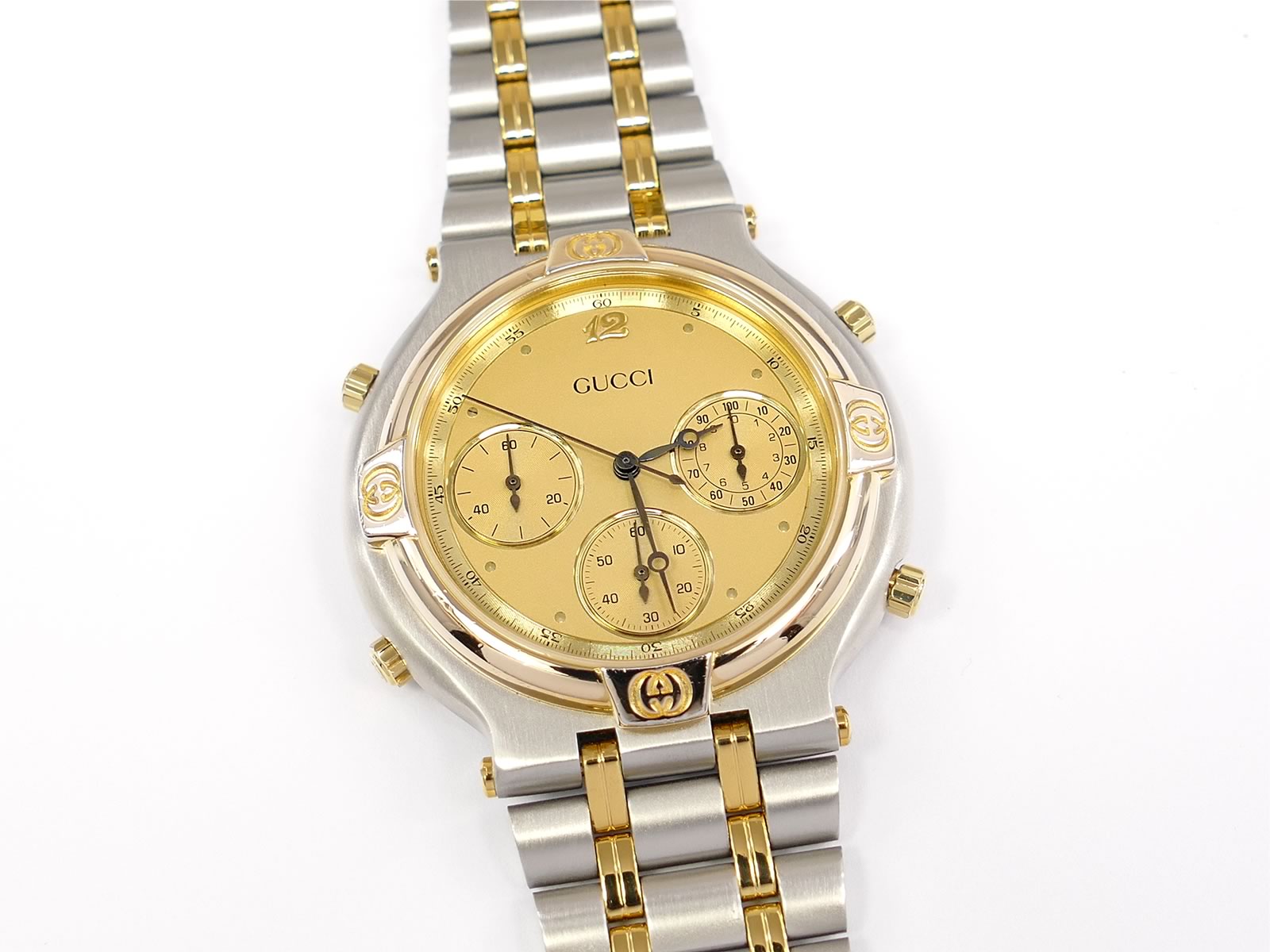 Gucci 9400 Chronograph Champagne Dial
