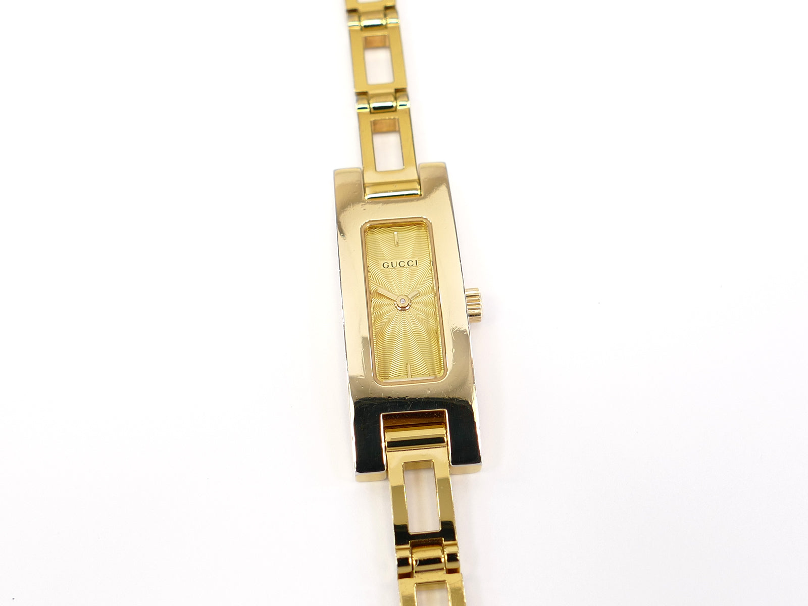 Gucci 3900L Champagne Dial 18k Gold Plated