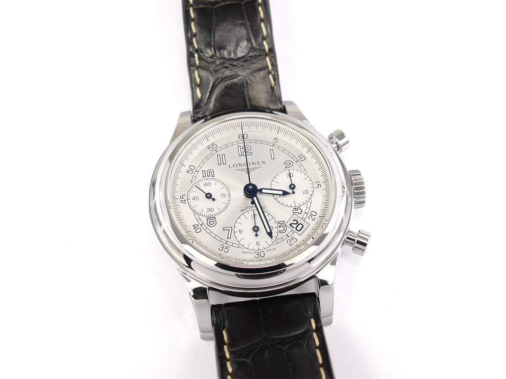 Longines Heritage 1951 Silver Automatic Chronograph L2.745.4.73.2