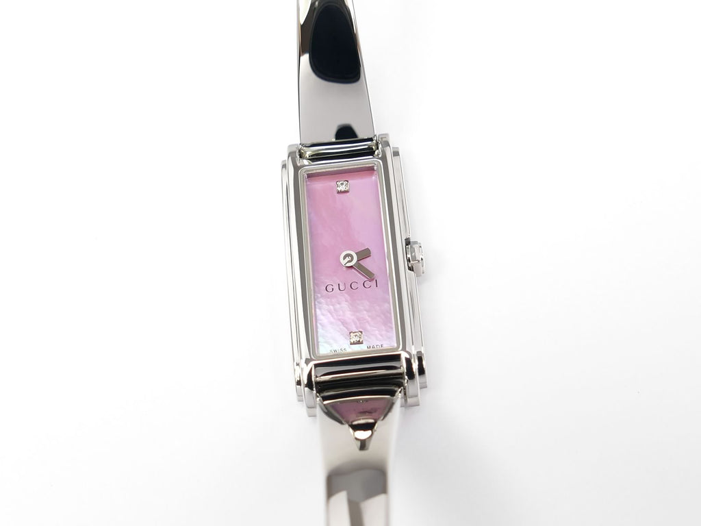 Gucci G-Line 109 Pink Mother of Pearl Dial YA109520