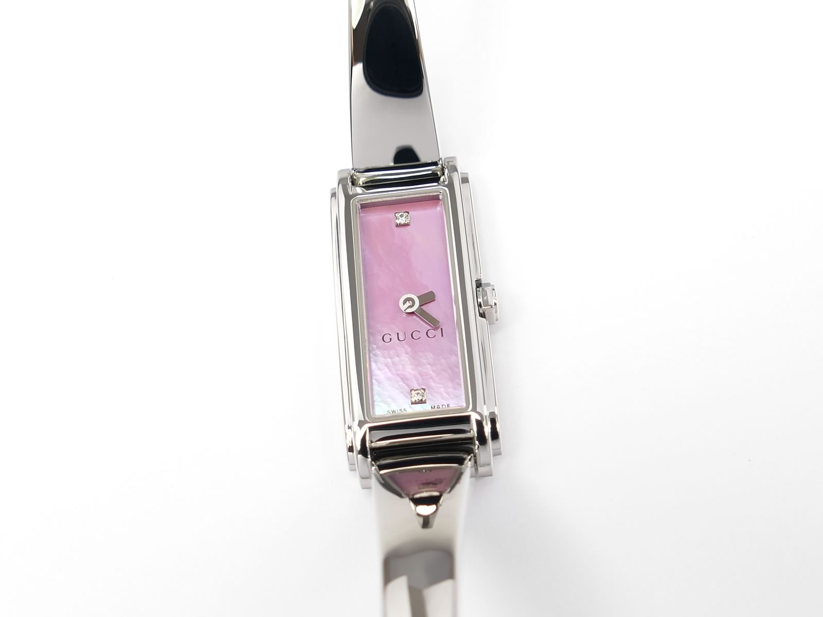 Gucci G-Line 109 Pink Mother of Pearl Dial YA109520