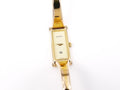 Gucci 1500L White Dial on 18k Gold Plated Bangle