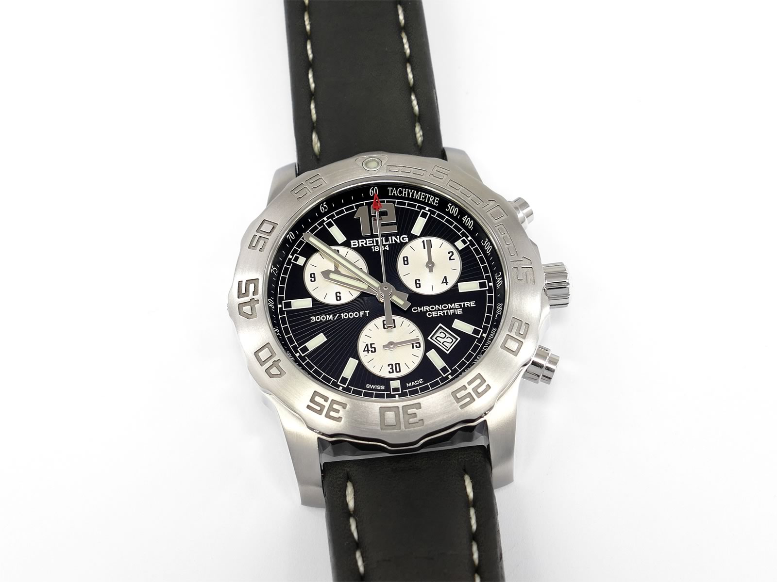 Breitling Colt Chrono II Black & Silver A73387