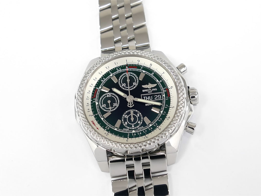 Breitling Bentley GT II Green Chronograph A13365 Chronometer
