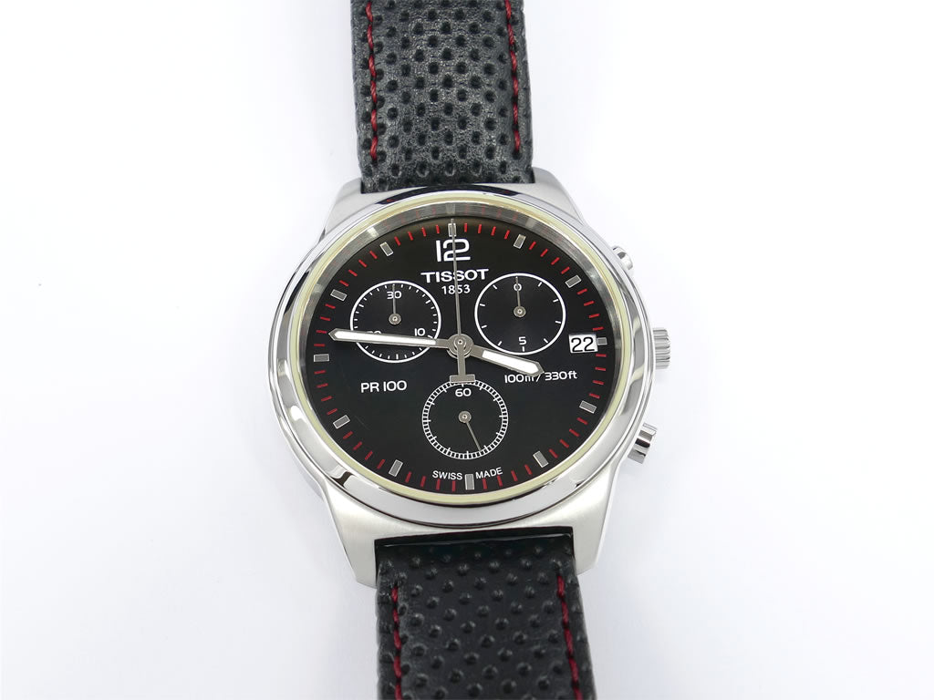 Tissot T-Classic PR100 T049417A black and red face