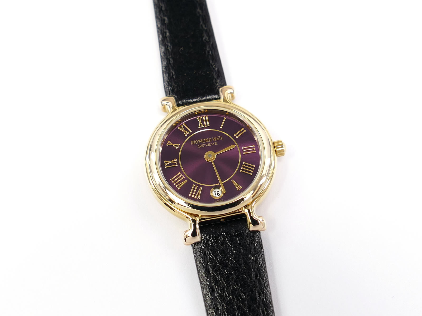 Raymond Weil Traditional Purple 18k Gold Plated 9936-2