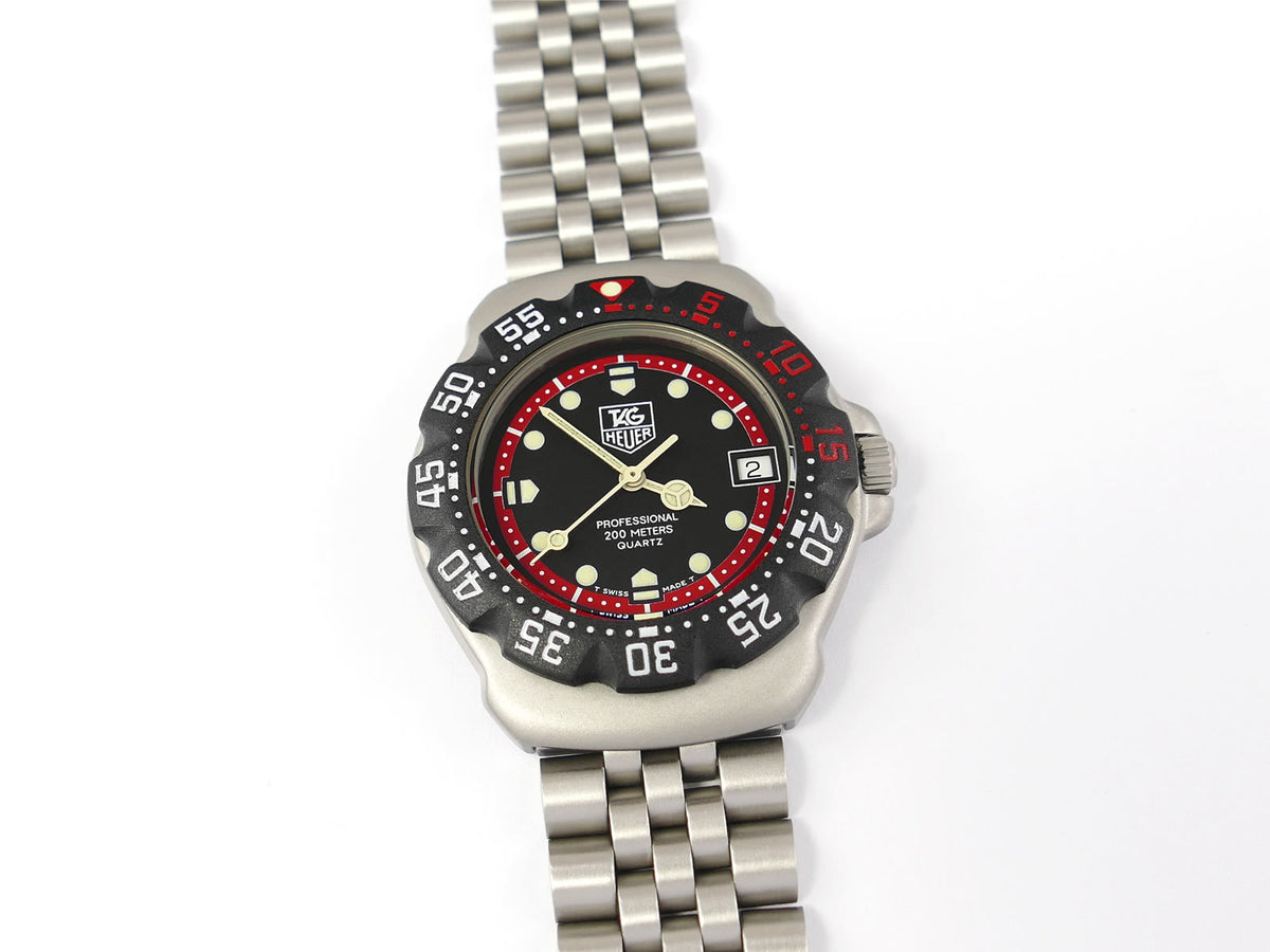 TAG Heuer Formula 1 Black Dial with Red Border WA1214