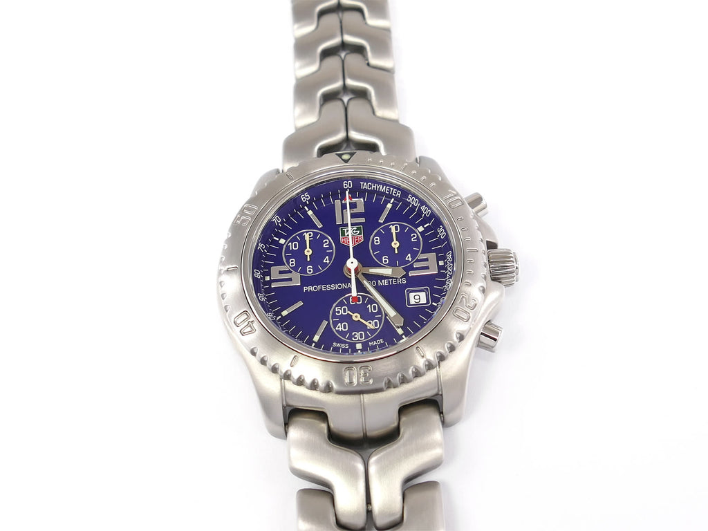 TAG Heuer Link Chronograph Blue Dial CT1110.BA0550