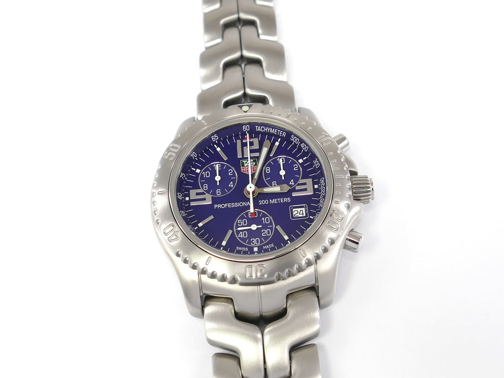 TAG Heuer Link Chronograph Blue Dial CT1110.BA0550