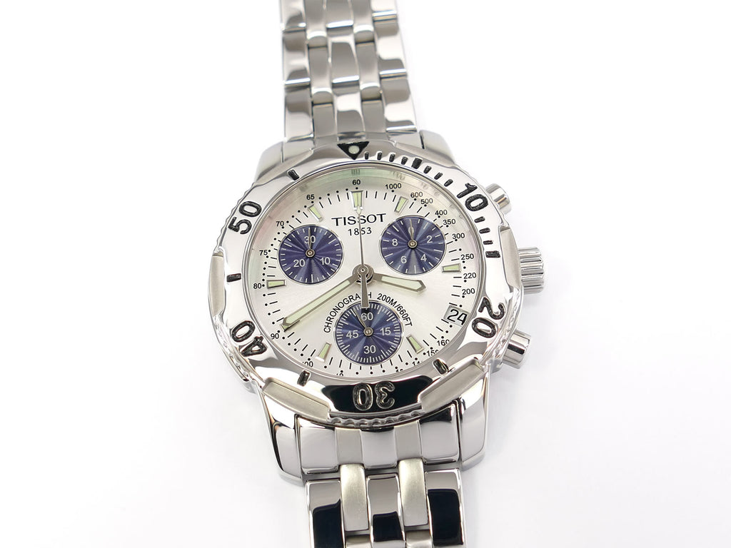 Tissot T-Sport PRS200 Silver / Blue Chronograph