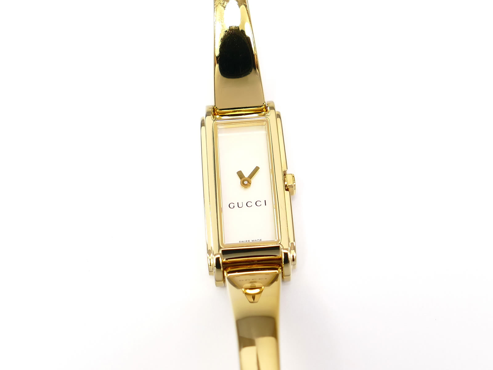 Gucci G-Line 109 White Mother of Pearl Dial YA109525