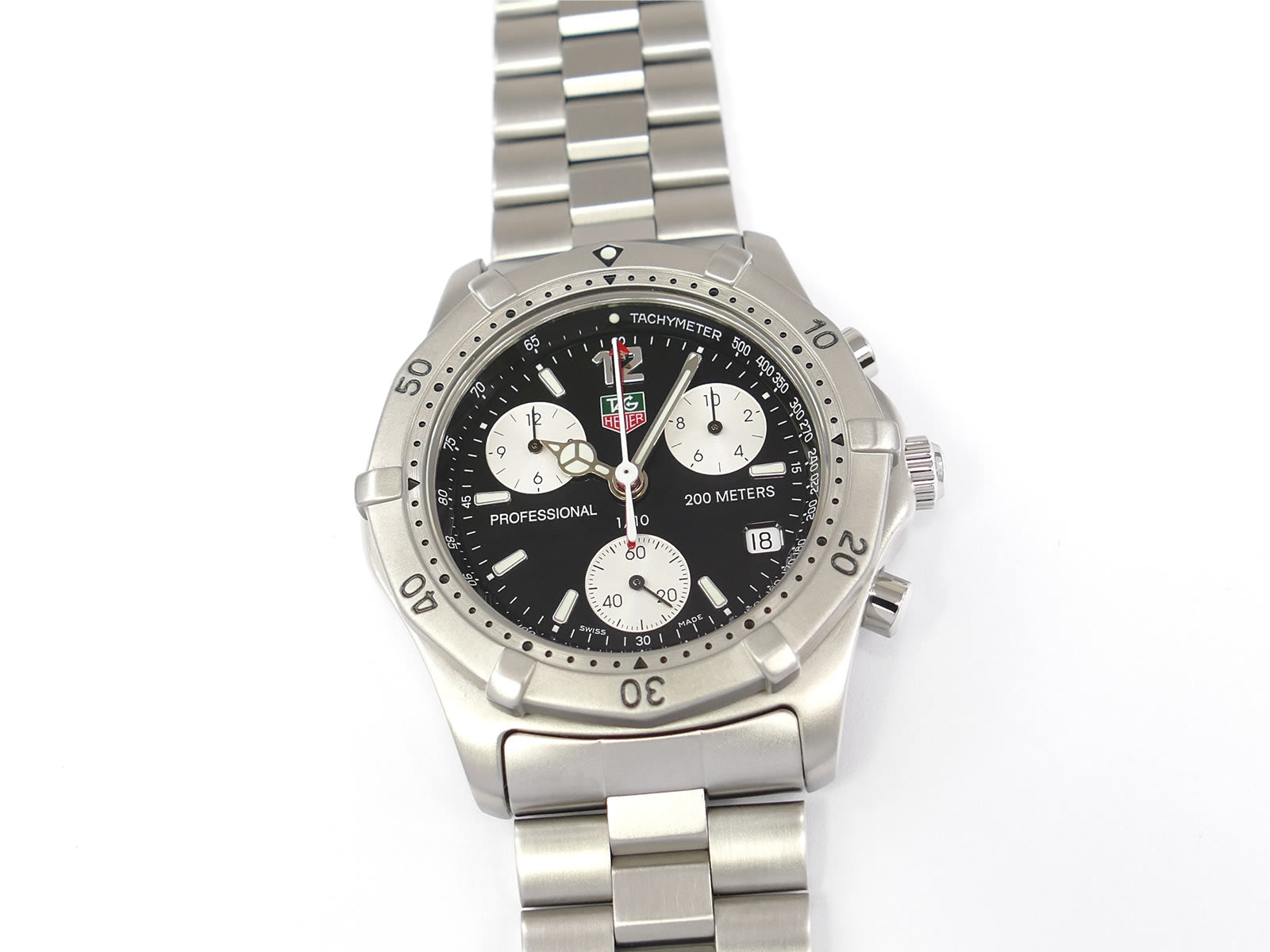 TAG Heuer 2000 Chronograph Black Dial CK1110-0
