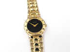 Gucci 3300L Black Dial 18k Gold Plated