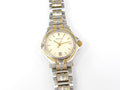Gucci 9040L Cream Dial on Stainless Steel & 18k Gold Plated Bracelet