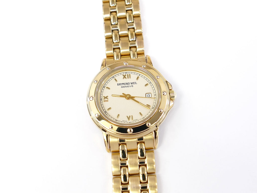 Raymond Weil Tango Cream Dial 5360 Roman Numerals and Date