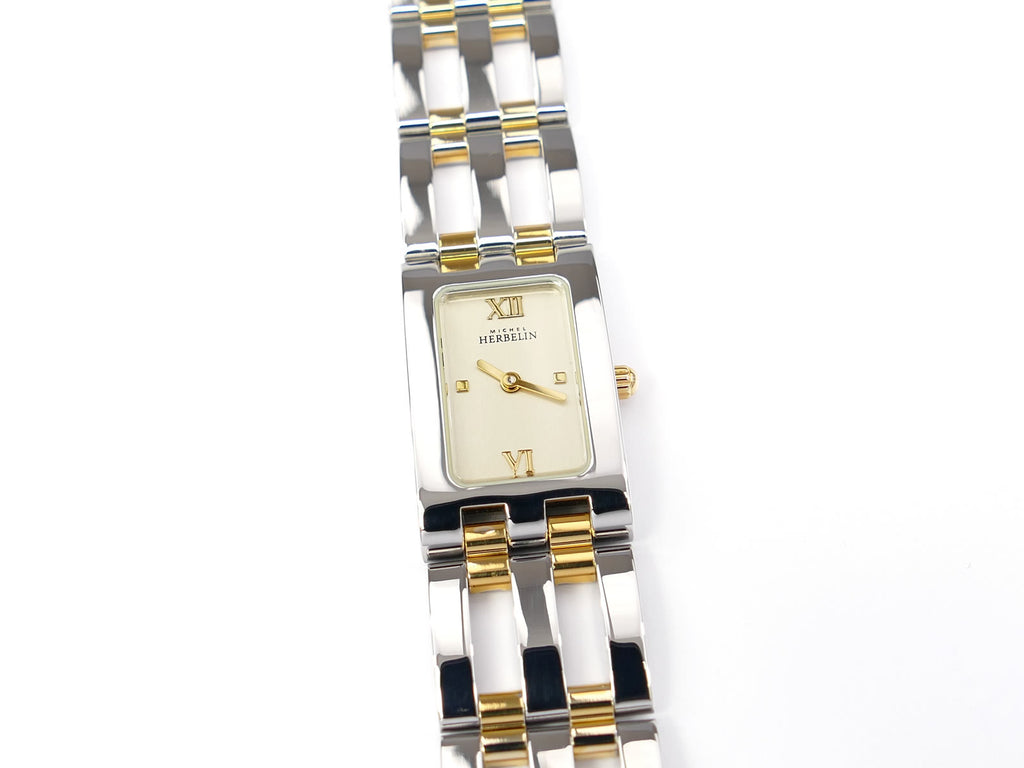 Michel Herbelin Newport Ladies Stainless Steel & Gold 17036.B