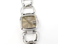 Gucci G 125.5 Brown / Silver Square Dial