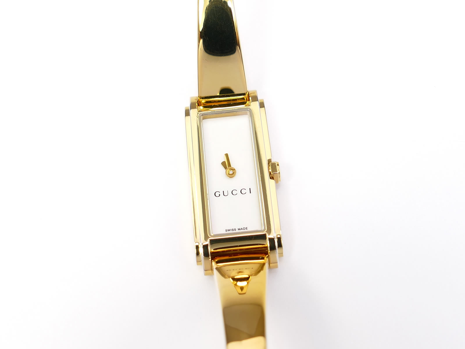 Gucci G-Line 109 White Mother of Pearl Dial