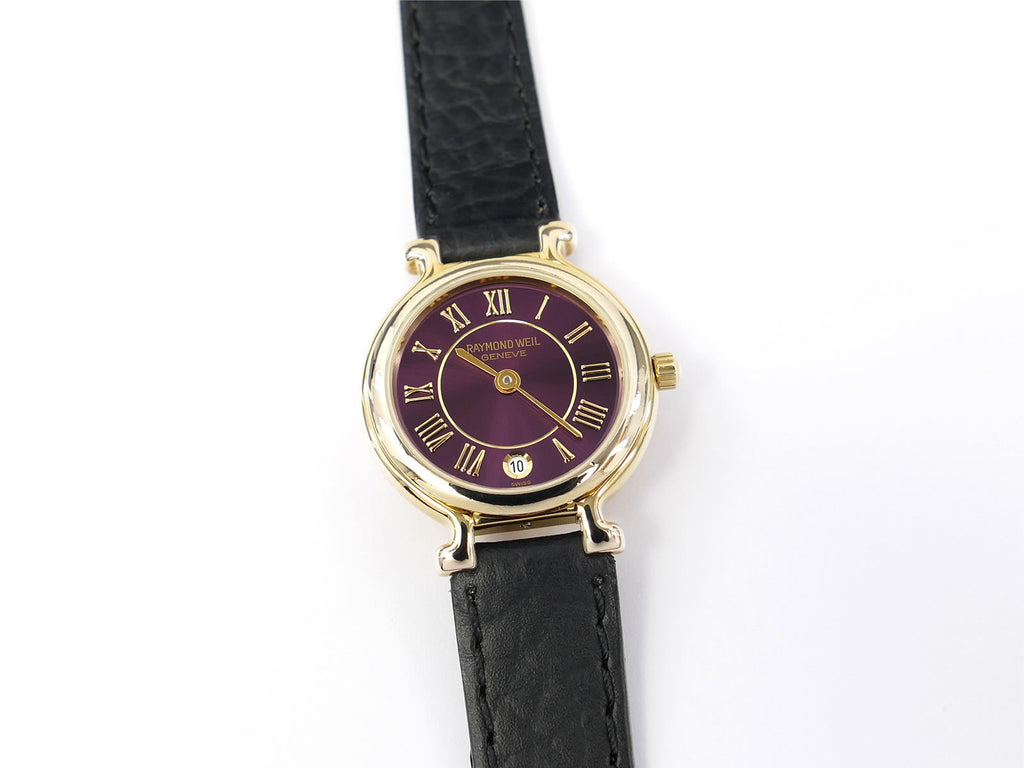 Raymond Weil Traditional Purple 18k Gold Plated
