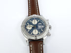 Men's Breitling Superocean A13340 blue and silver face