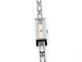 Gucci 3900L Silver Sunburst Rectangular Dial