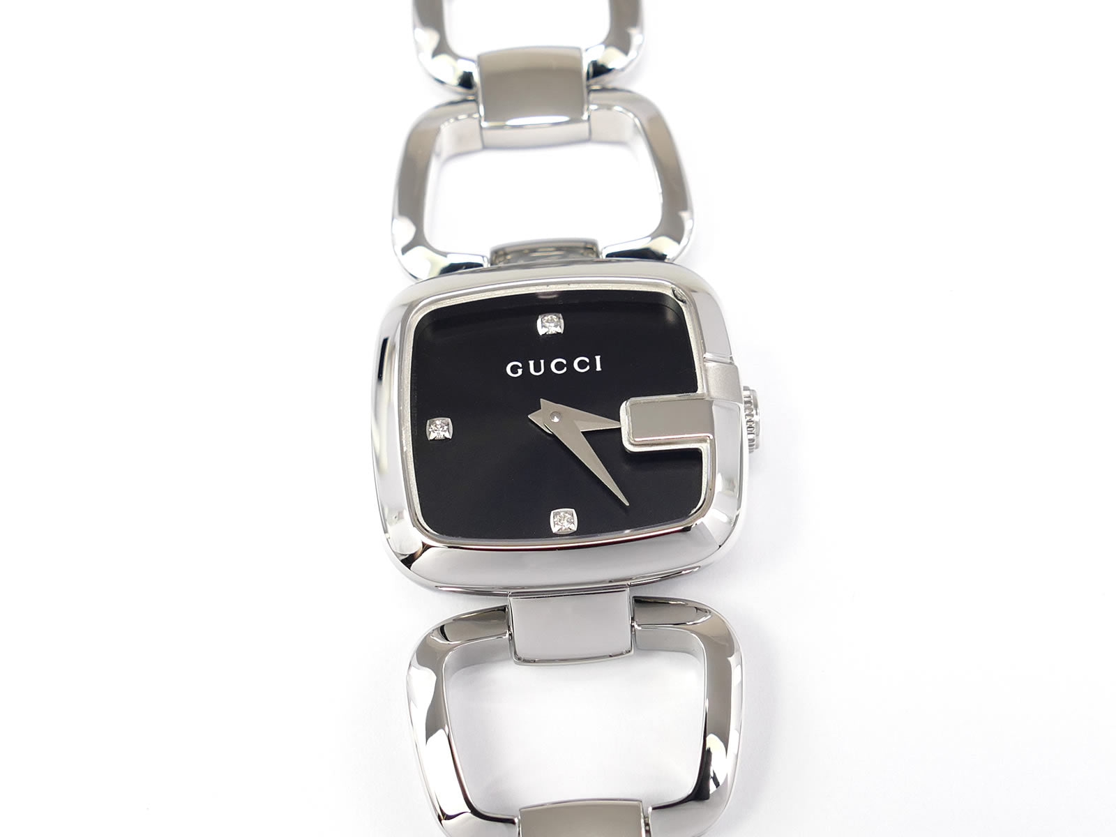 Gucci G Black Dial Stainless Steel YA125509