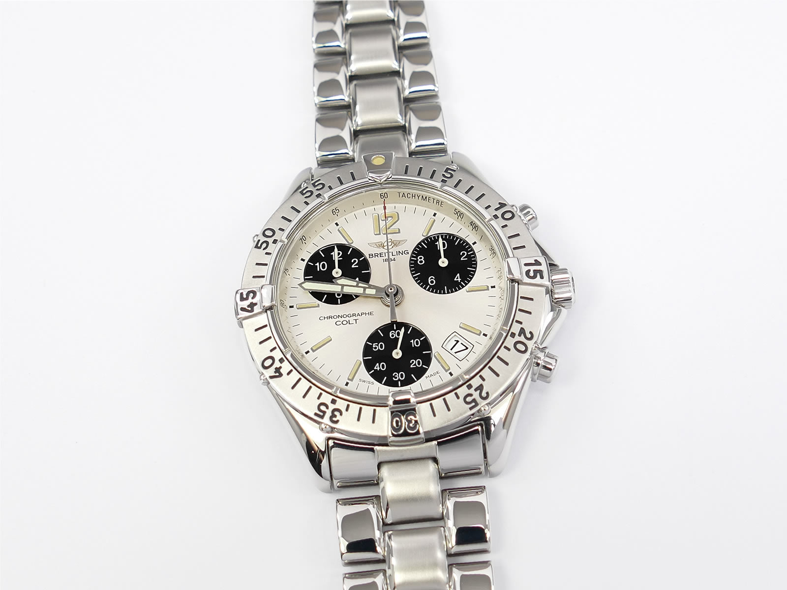 Breitling Colt Chrono Silver & Black A53035