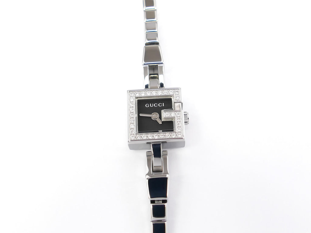 Gucci Mini G 102 Black Square Watch