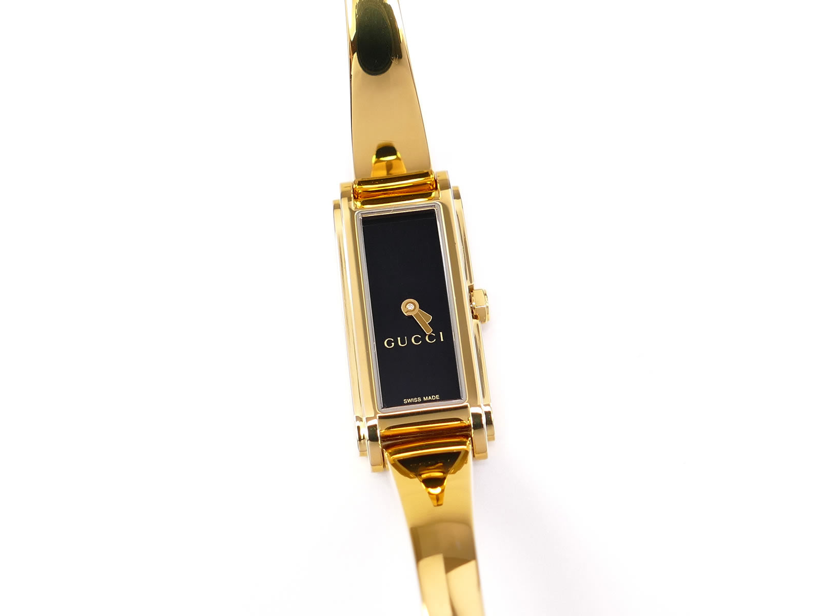 Gucci G-Line 109 Black rectangular dial