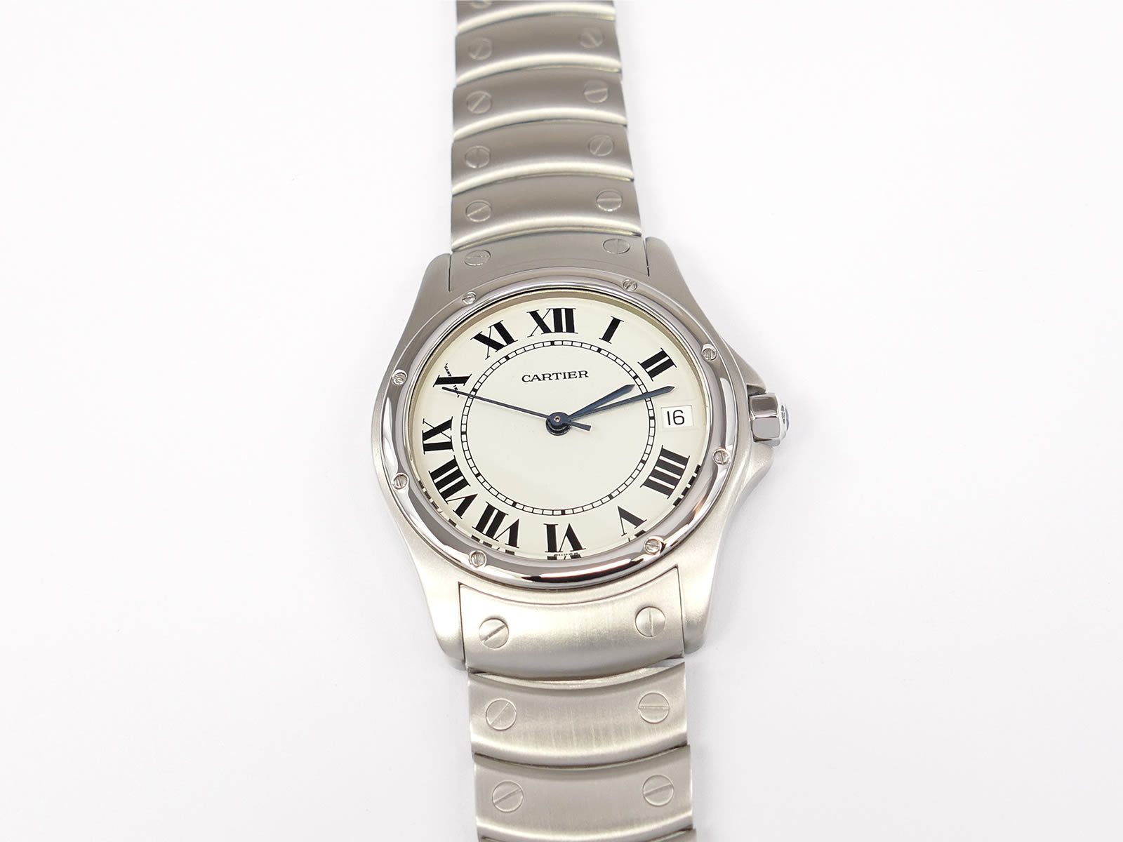 Cartier Santos Ronde White Automatic 1920-1