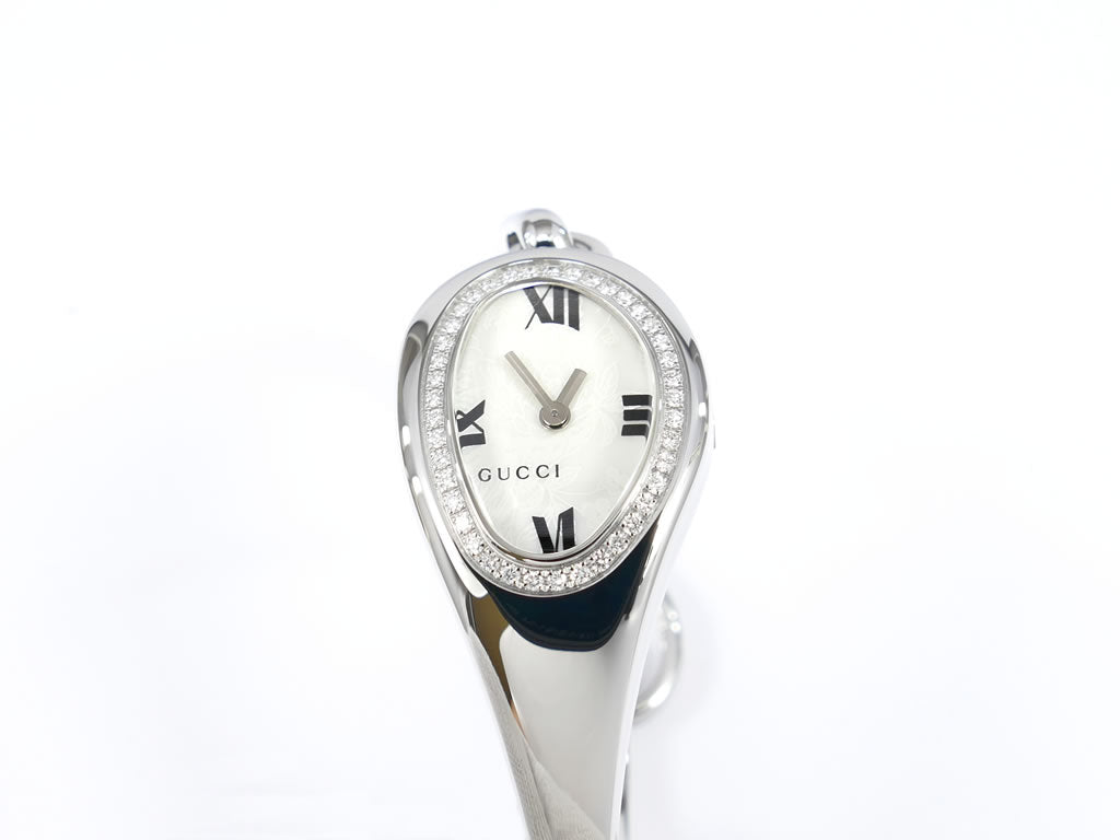 Gucci 103 Horsebit YA103528 Roman Numeral floral face