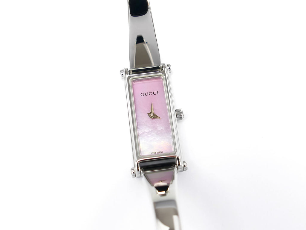 Gucci 1500L Pink Mother of Pearl Dial