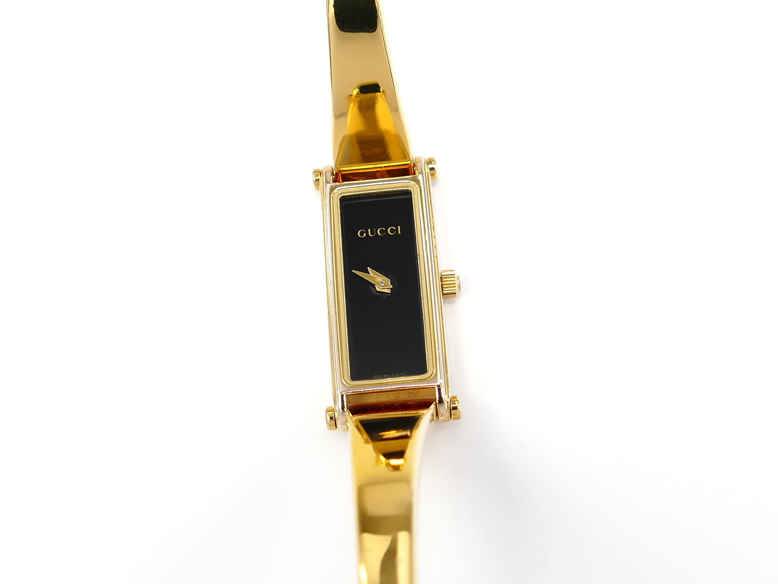 Gucci 1500L Black Rectangular Dial
