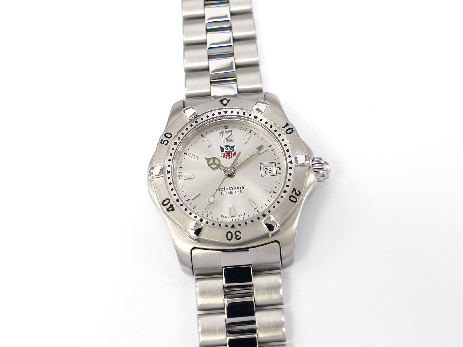 TAG Heuer 2000 Classic Sunburst Silver Dial WK1312-1 Ladies 28mm