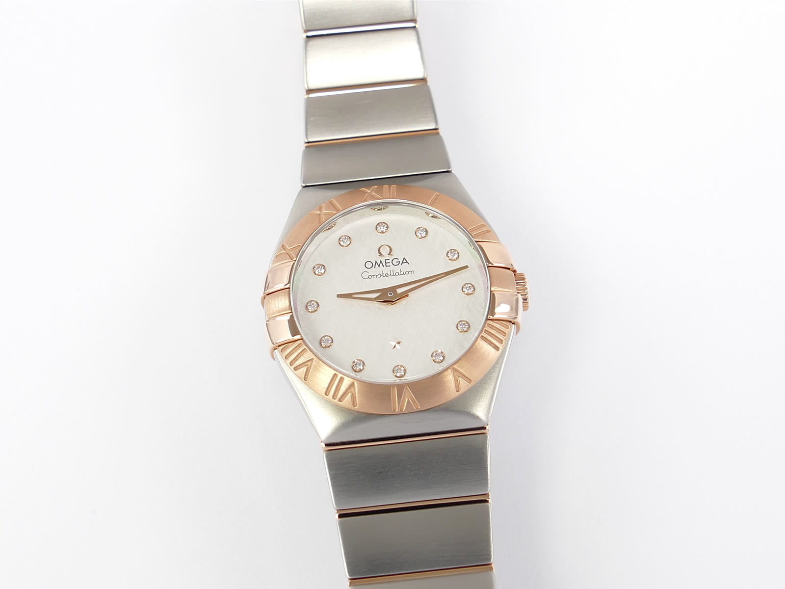 Omega Constellation Silver Silk Dial 123.20.27.60.52.002