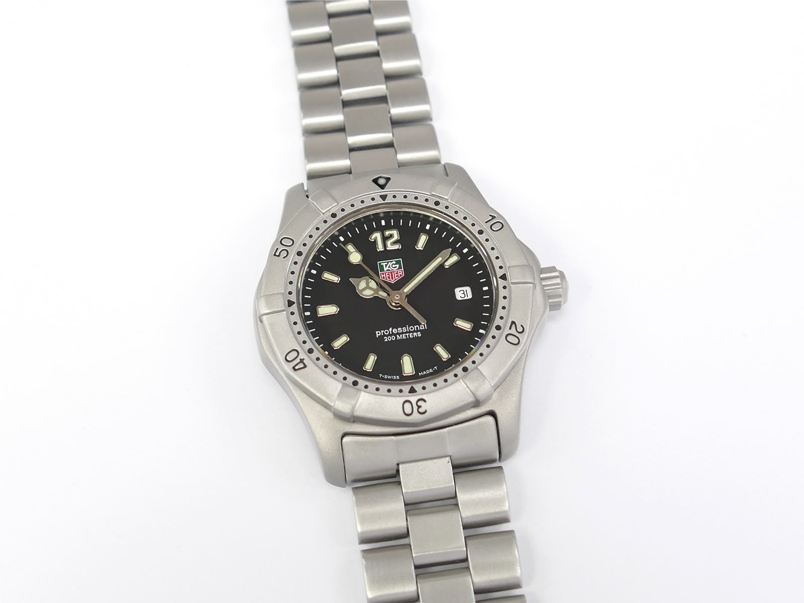 TAG Heuer 2000 Professional Classic WK1310 Black Dial Ladies