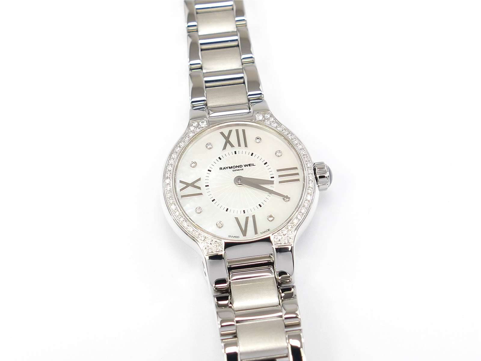Raymond Weil Noemia 5927 White Mother of Pearl & Diamonds