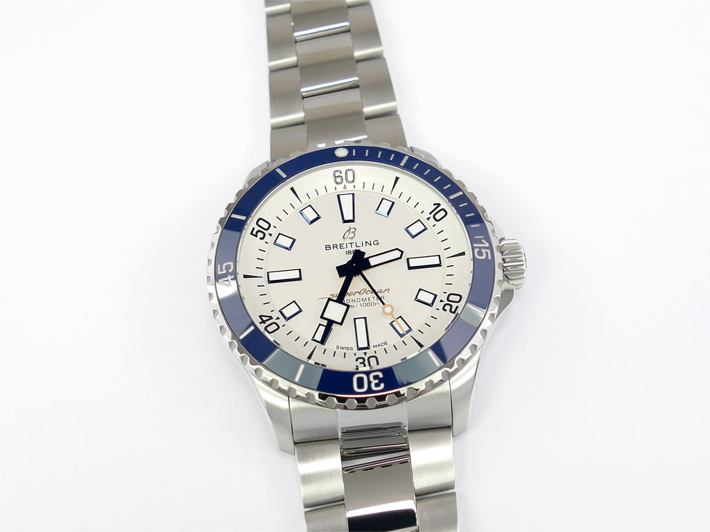 Breitling Superocean III 42 Silver Chronometer A17375