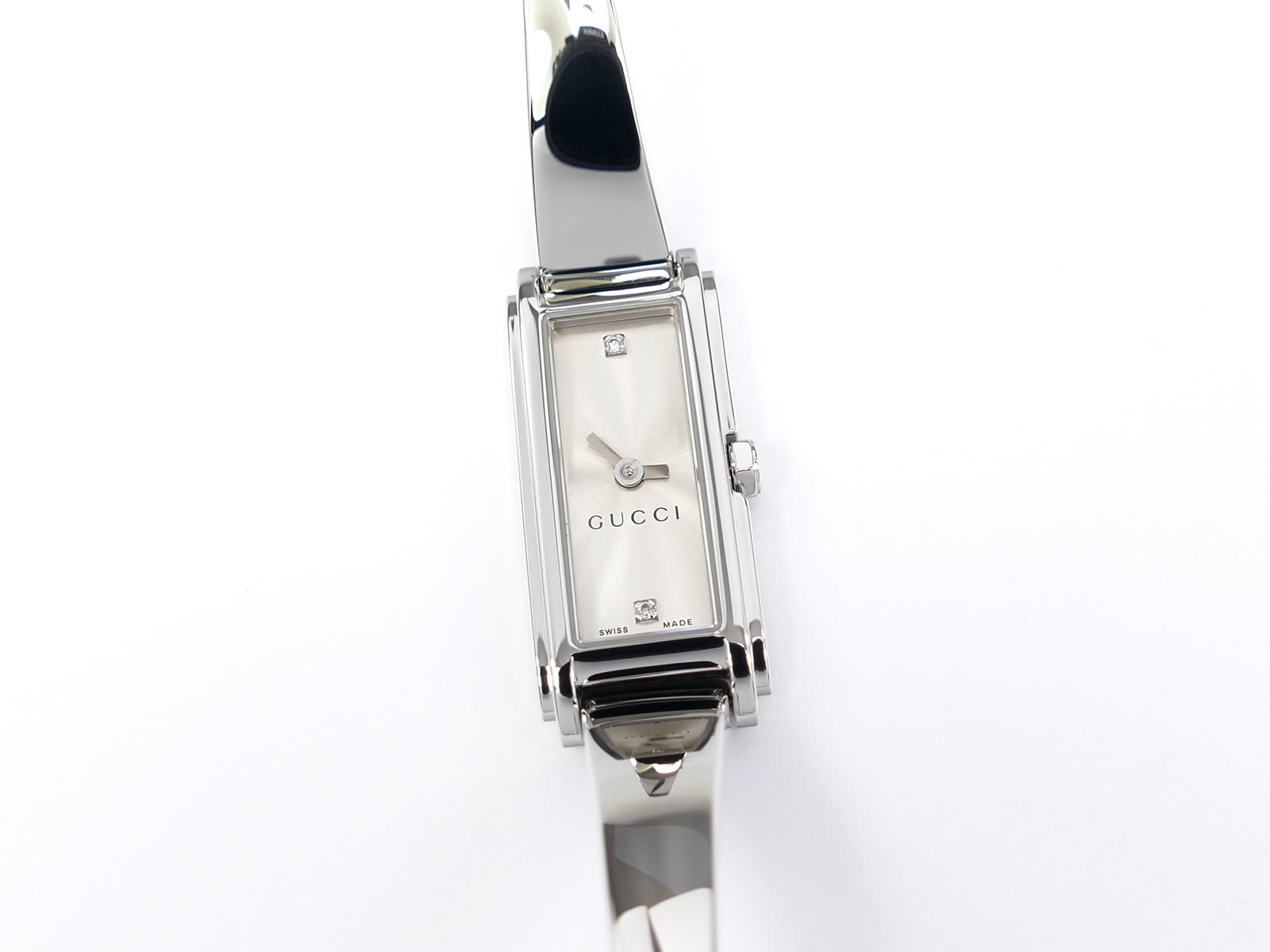 Gucci G-Line 109 Silver Sunburst Dial
