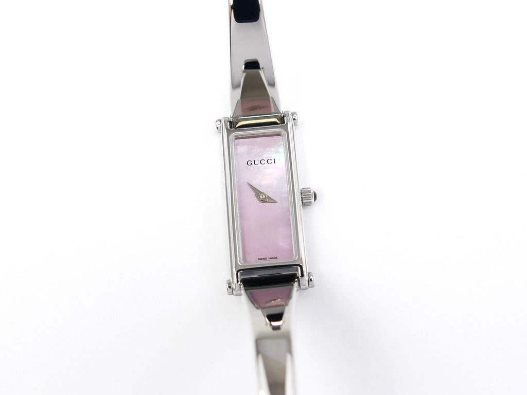 Gucci 1500L Pink Mother of Pearl Dial