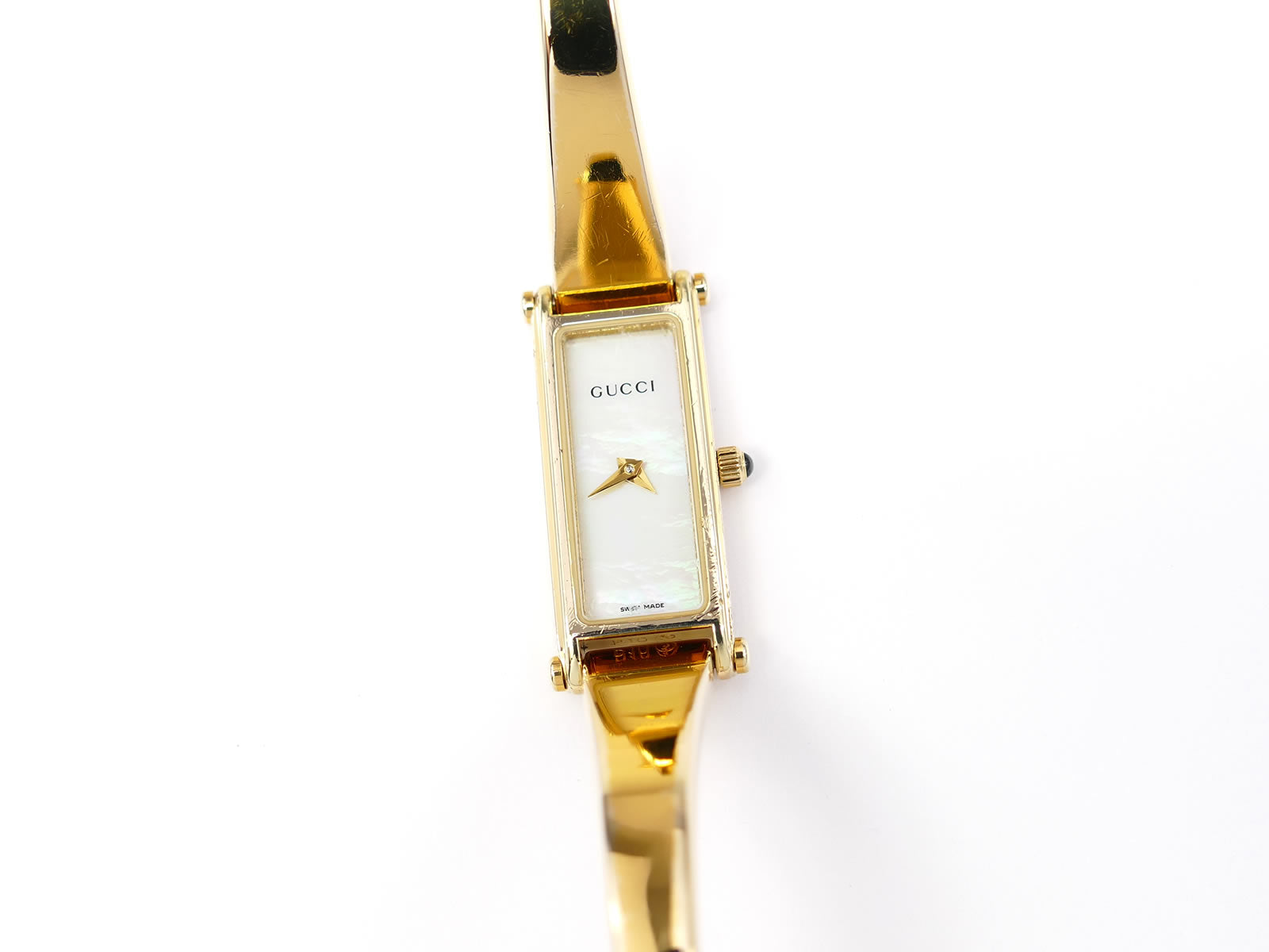 Gucci 1500L White Mother of Pearl Dial