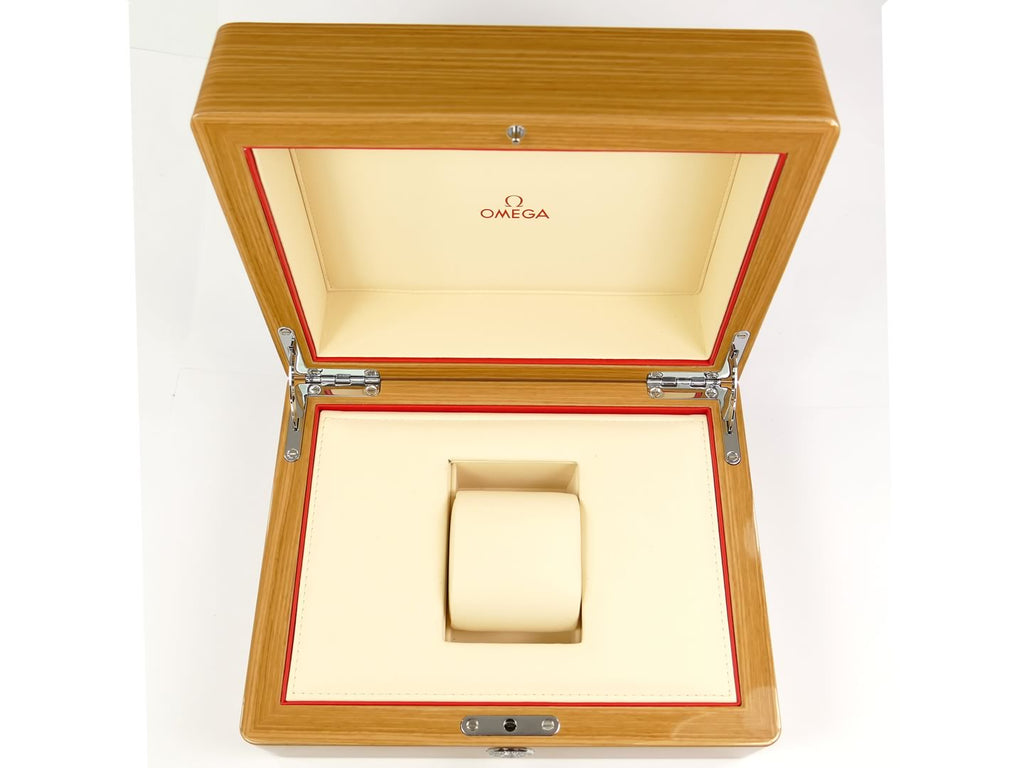 Omega Co-Axial Chronometer luxury wooden box