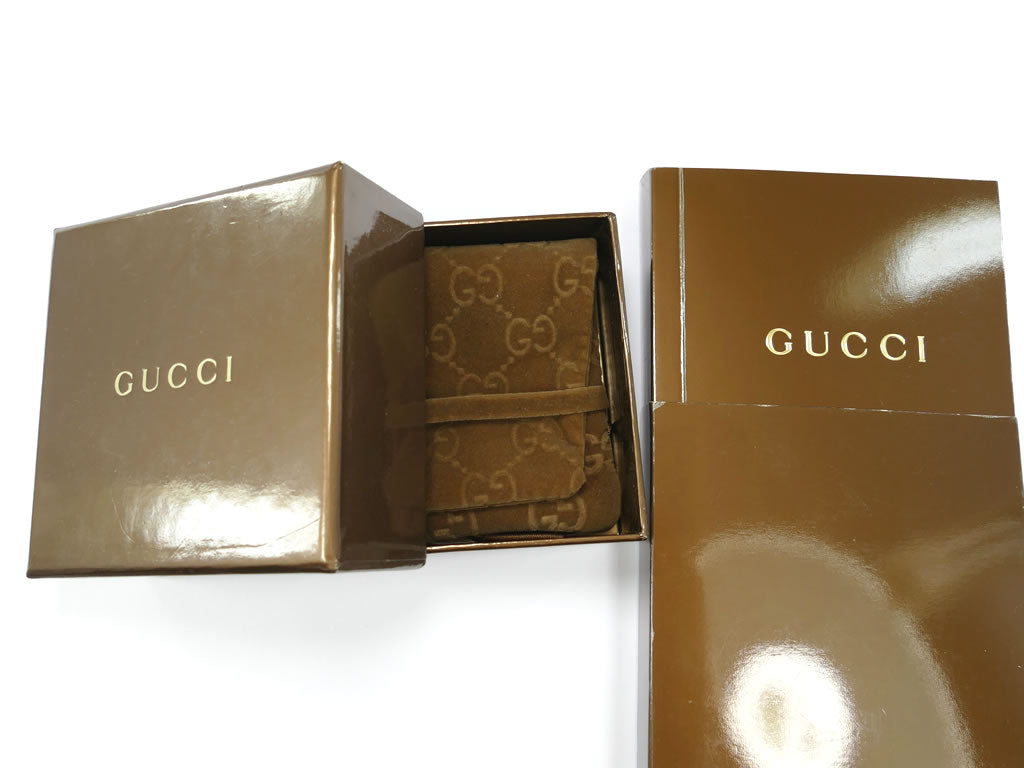 Gucci G-Link 110 Pink Mother of Pearl YA110515 Box/Papers Stainless Steel Quartz