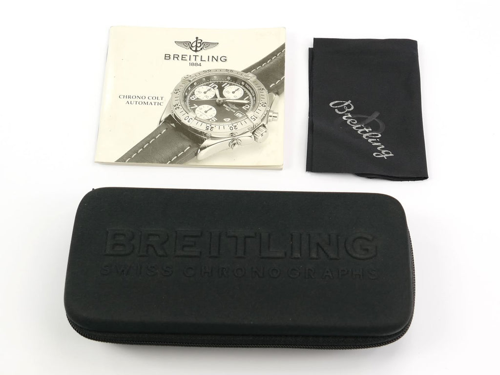 Breitling Colt Chrono A13035 service box and instructions